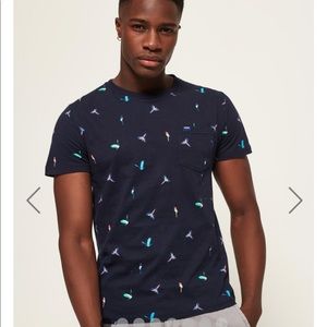 Superdry All Over Print Lite Pocket T-Shirt